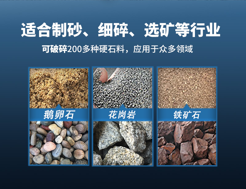 高压辊磨机适用物料